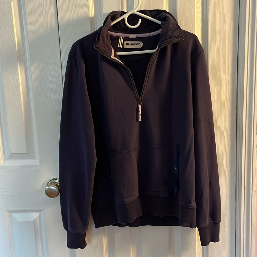 Tretorn Klader medium Men’s 1/4 Zip sweatshirt dark blue 1111